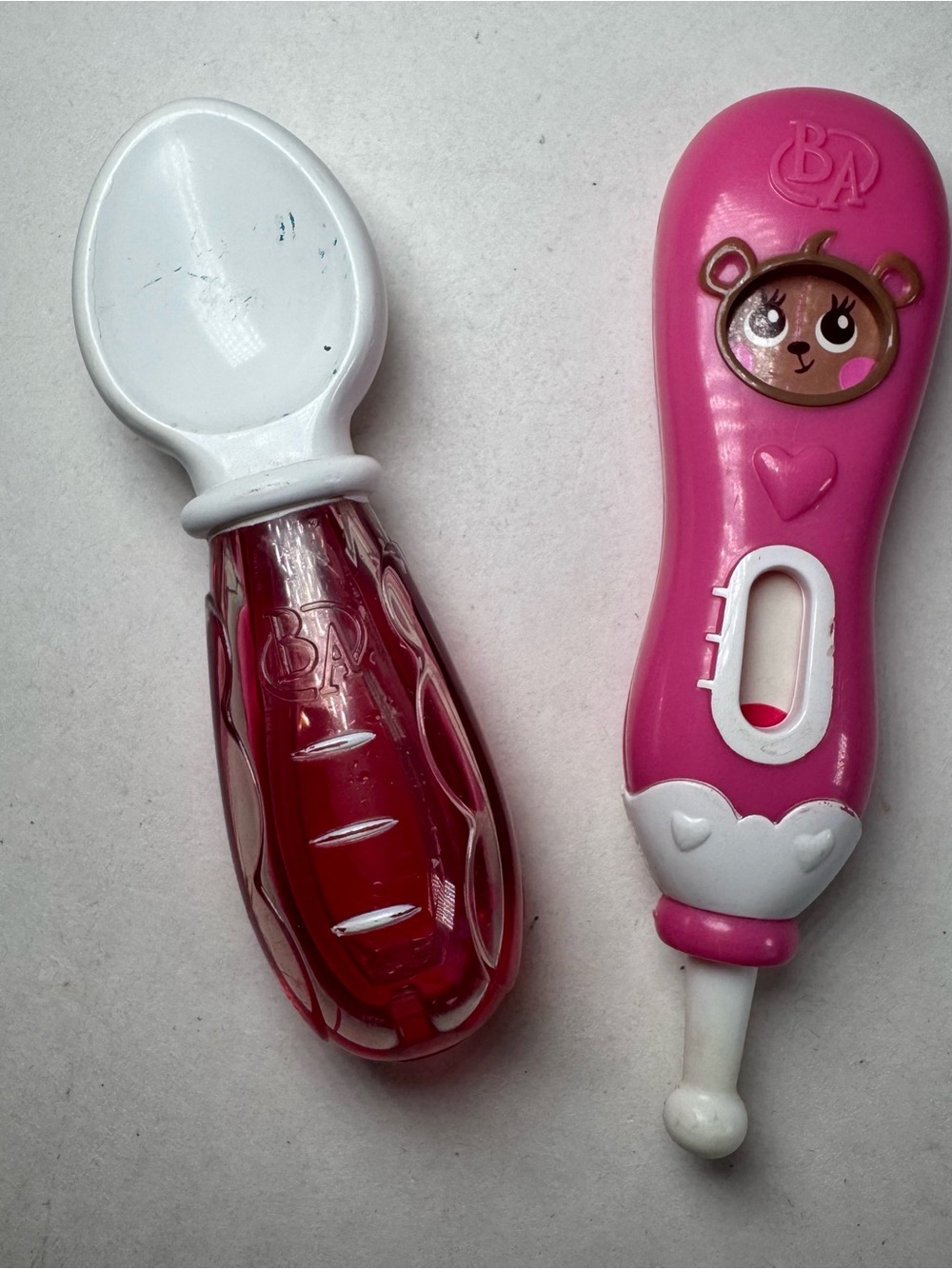 Baby Alive Better Now Medicine Spoon Thermometer Pink Bear Accessories Parts